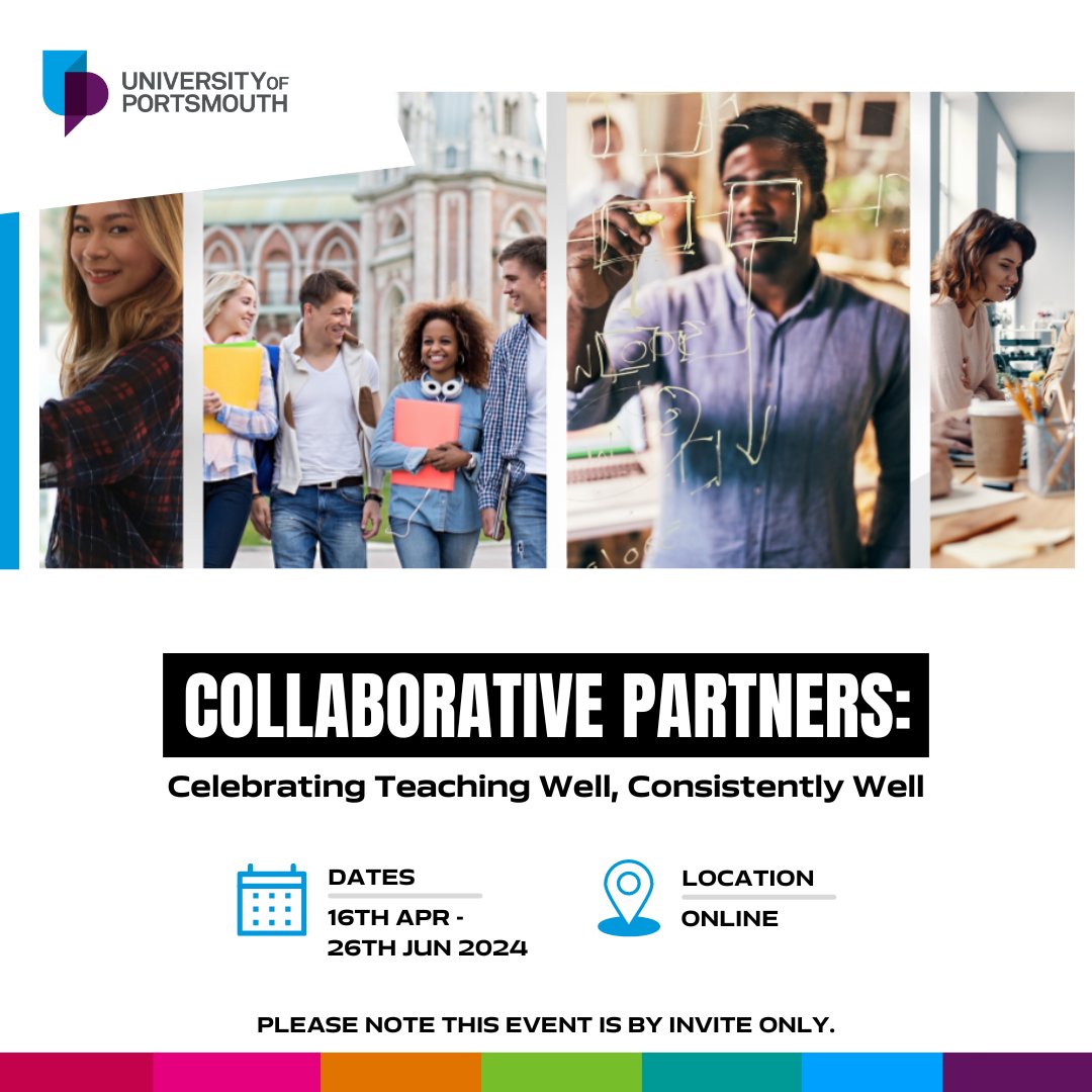 Once a week until 26th June, we will be offering online workshops at the Collaborative Partners: Celebrating Teaching Well, Consistently Well. These workshops are by invitation only - check your emails! 📩 See schedule 👇   tinyurl.com/4m9c4234