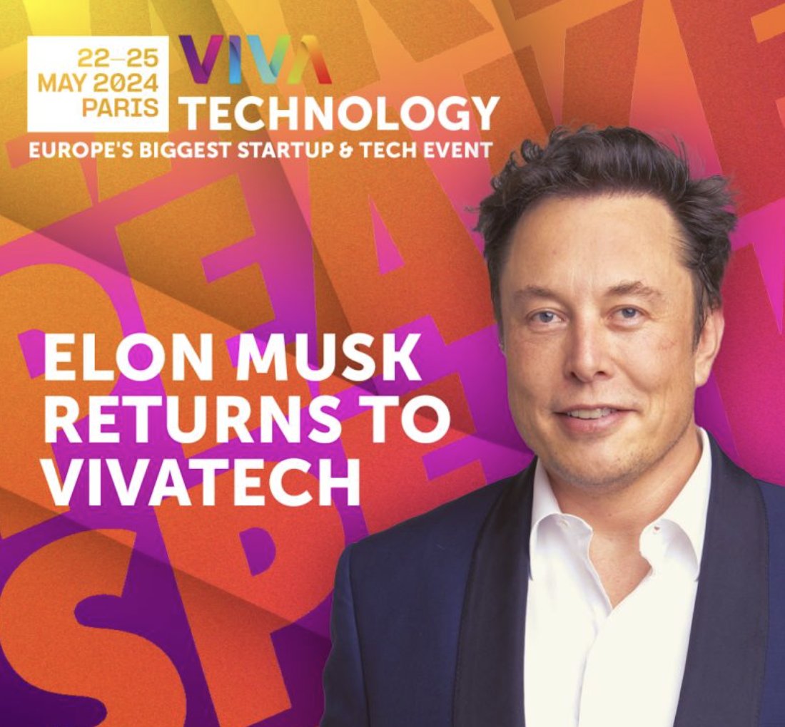 Elon Musk revient sur #VivaTech !

L'année passée, il était mentionné dans 32% des posts publiés sur le salon, son arrivée avait généré + de 50 000 messages en 24h et près de 2 milliards d'impressions 👀

(Re)découvrez le bilan de #VivaTech2023 ➡️ bit.ly/3NnD9vY