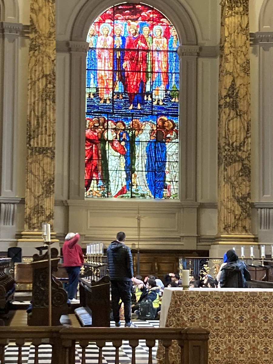 Y4 took the bus to Birmingham Cathedral. Straight into learning about the significance of this building to some members of our community… and marvelling at the interior