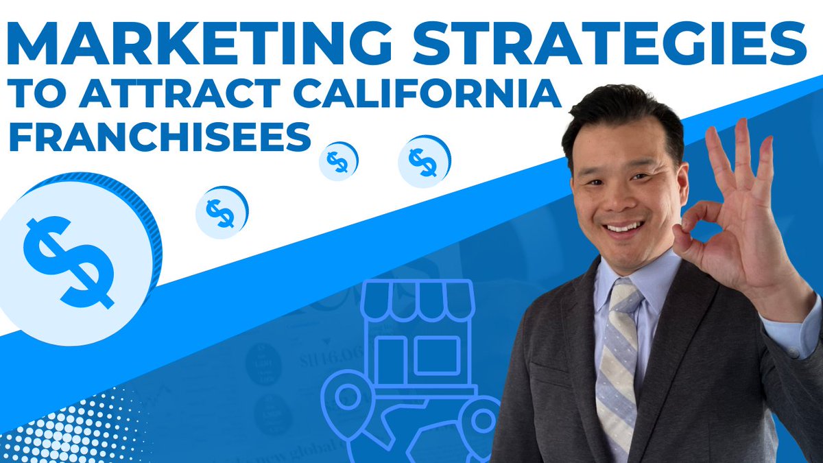 danxnguyenESQ's tweet image. Today, I&apos;m sharing top-notch marketing strategies tailored for California, from localized digital efforts to partnering with local influencers, to help you attract franchisees who are ready to join your journey. youtu.be/RCaFNfrD3U0
#LegalTipsForSmartEntrepreneurs
