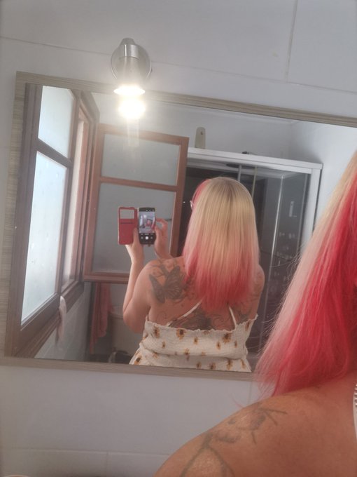 Whilst shaving directly after dying ones hair red, try not to panic and think you have cut off one's