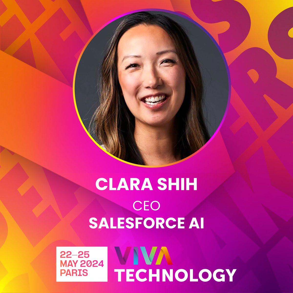 Ready to dive into the AI-powered growth revolution?🚀✨ Thrilled to have @clarashih, CEO @Salesforce AI, on the #VivaTech stage. On May 22, you’re in for an insightful session on unlocking the power of AI to revolutionize your business with the new-gen Salesforce solutions.