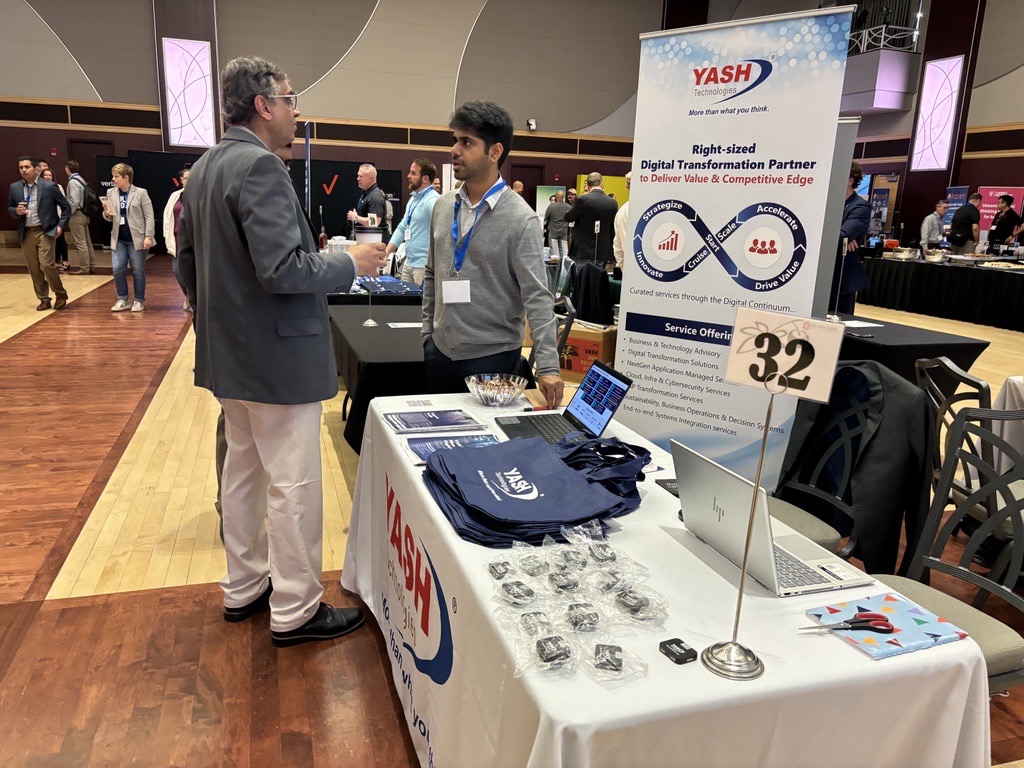 The #OhioTechSummit was a great platform for exchanging ideas, exploring new collaborations. Our leaders, Audi Chaitanya & Eknath Varma, loved interacting with all those who visited our booth about the rapidly evolving technology landscape. Thanks Ohiox! @SrikaranRamase1