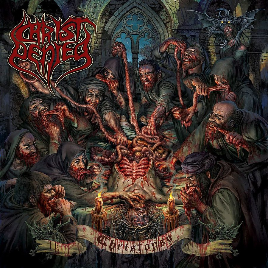 DETH DEKK DOMINIONS:🎧🆕🎧2⃣0⃣2⃣4⃣ CHRIST DENIED - Christopsy 🇪🇸 💢 3rd album (11 years on) from Madrid, Spanish Brutal Death Metal outfit💢 BC➡️xtreemmusic.bandcamp.com/album/christop… 💢 WHIPPED➡️songwhip.com/christdenied/c… 💢 #ChristDenied #Christopsy @XtreemMusic666 #DDDMay21 #DethDekk #KMäN