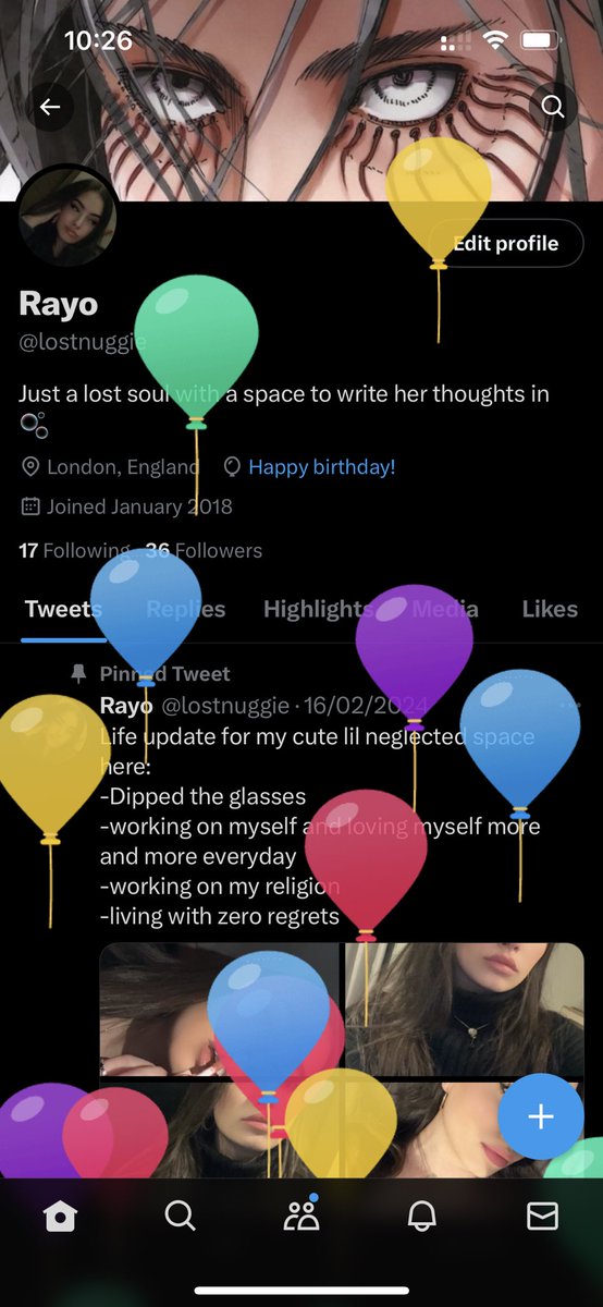 lostnuggie's tweet photo. I always get excited for the balloons on here when my birthday comes lmao
It’s cute https://t.co/8C4mF09CZ6