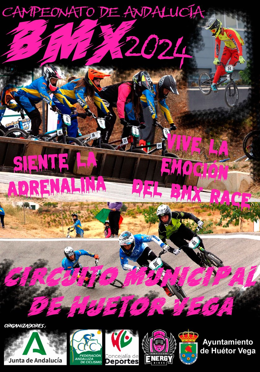 📝🏆🚴‍♂️🚴‍♀️🏟️Apertura de inscripciones para el #CampeonatoAndalucíaBMX2024 Mañana a partir de las 11h: andaluciaciclismo.com/index.php/smar… 🗓️22/06/24 🏘️Huétor Vega (Granada) 🚴‍♀️🚴‍♂️Todas las categorías