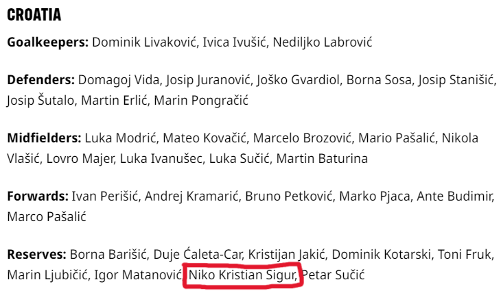 RdfTactics's tweet photo. Niko Sigur made the Croatia Euro 2024 Reserve List!👀

Again. Just 3 years ago he was playing University football in Canada. 2023 was his introduction to International football, playing 7 games for the u21.

He's now being considered for the Croatia first-team squad 🔥🇭🇷 Talent. https://t.co/9cmpogsnS8