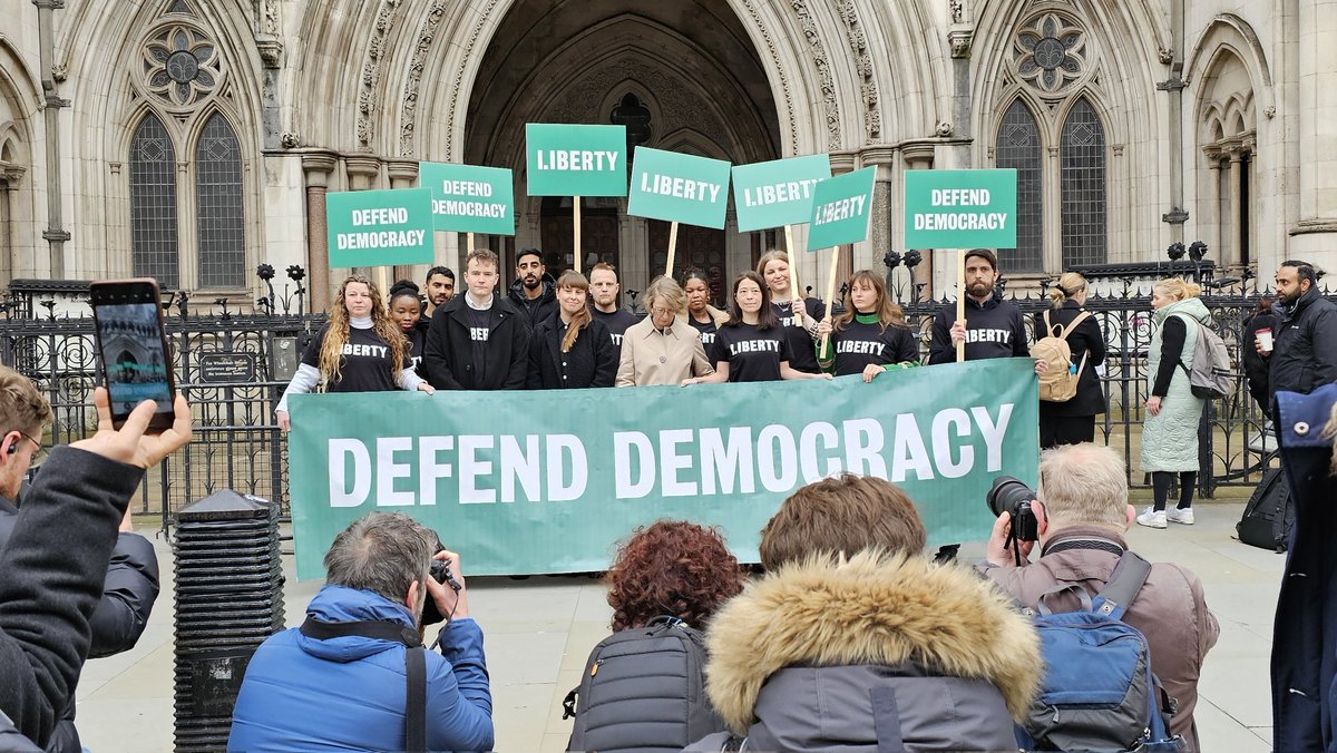 BREAKING We said we would #DefendDemocracy... AND WE'VE WON our case against Government anti-protest laws that completely ignored the will of Parliament