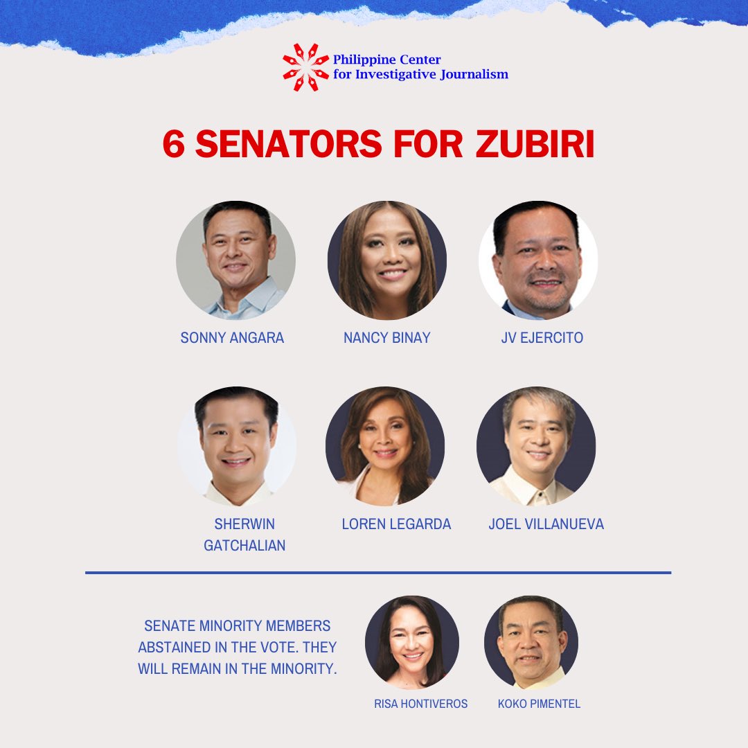 nabunturanguy's tweet photo. Dalawang senador lang ang hindi sumali sa ZARZUELA SA SENADO - si Sen Risa at Sen Koko. Dalawang senador na ang loyalty ay hindi kay Marcos o Duterte. Ang iba ay nagpakita ng tunay na kulay- pula o berde. At meron ding mga “Duterte senators” na TINRAYDOR si Zubiri- ang iyaking si Bato, dakilang alalay Bong Go, Manang Mangga, Agogo dancer Tolentino & the useless Boy Sili! 
Actually, are we interested with this development? Are the interest of the Filipino people being protected here? HELL, NO! So, bahala kayo dyan mga animal kayo!