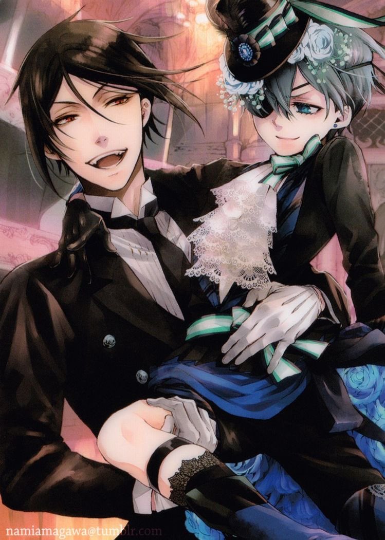 and this is how he carries ciel...