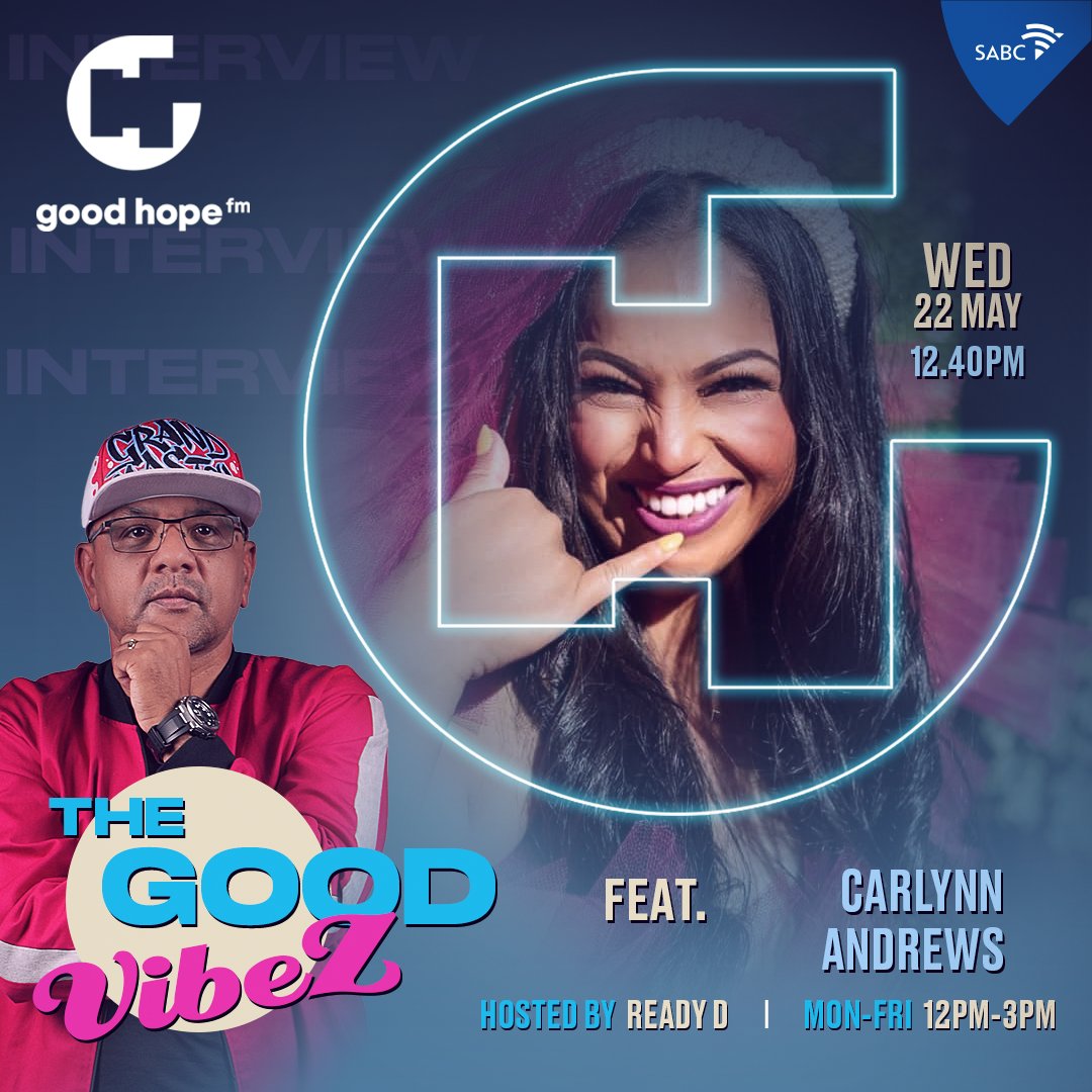 This week on #TheGoodVibez 

Get ready for some glam with @djreadyd as he interviews professional makeup artist @carlynnandrews💄  

Tune in tomorrow for beauty tips, industry insights, and an inspiring conversation you won't want to miss! 

#capetownsoriginal❤️📻