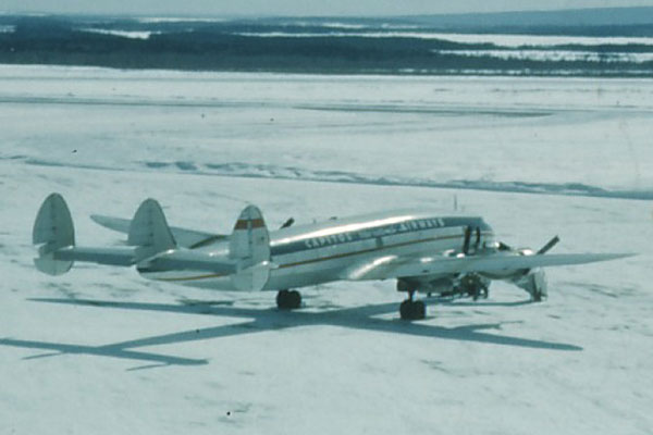 Capital Airways L1049 at Gander 1967. Capital was one of the last companies to operate a Super Constellation through Gander on a regular basis. The Super Connie, a most familiar sight at Gander airport for over 20 years.