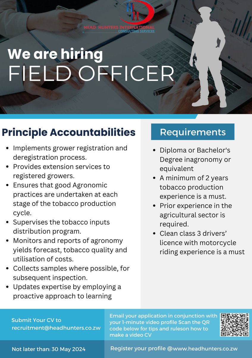 HeadHuntersInt's tweet photo. We are hiring!!
#hiringalert #hiring #employment #JobHunt #jobaction  #jobsreport #jobpost #workingwomen #working #worker https://t.co/UmokN9752k