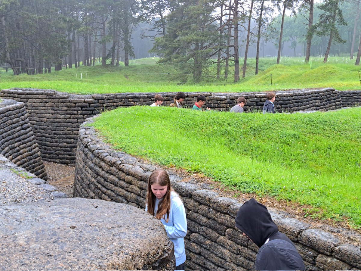 AmpCollHumans's tweet photo. In the Trenches at Vimy Ridge @AmpleforthColl https://t.co/7I5LVrP2Be
