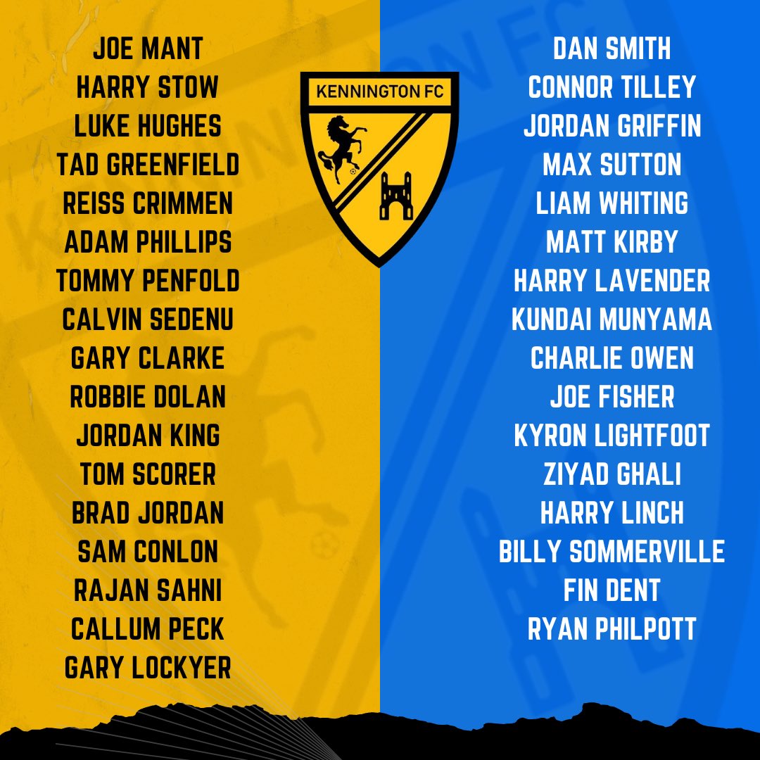 📝 𝗚𝗔𝗙𝗙𝗘𝗥’𝗦 𝗫𝗜 𝘃 𝗞𝗘𝗡𝗡𝗜𝗡𝗚𝗧𝗢𝗡 𝗫𝗜

The squads have been finalised ahead of this evening’s Testimonial match 👏🏼