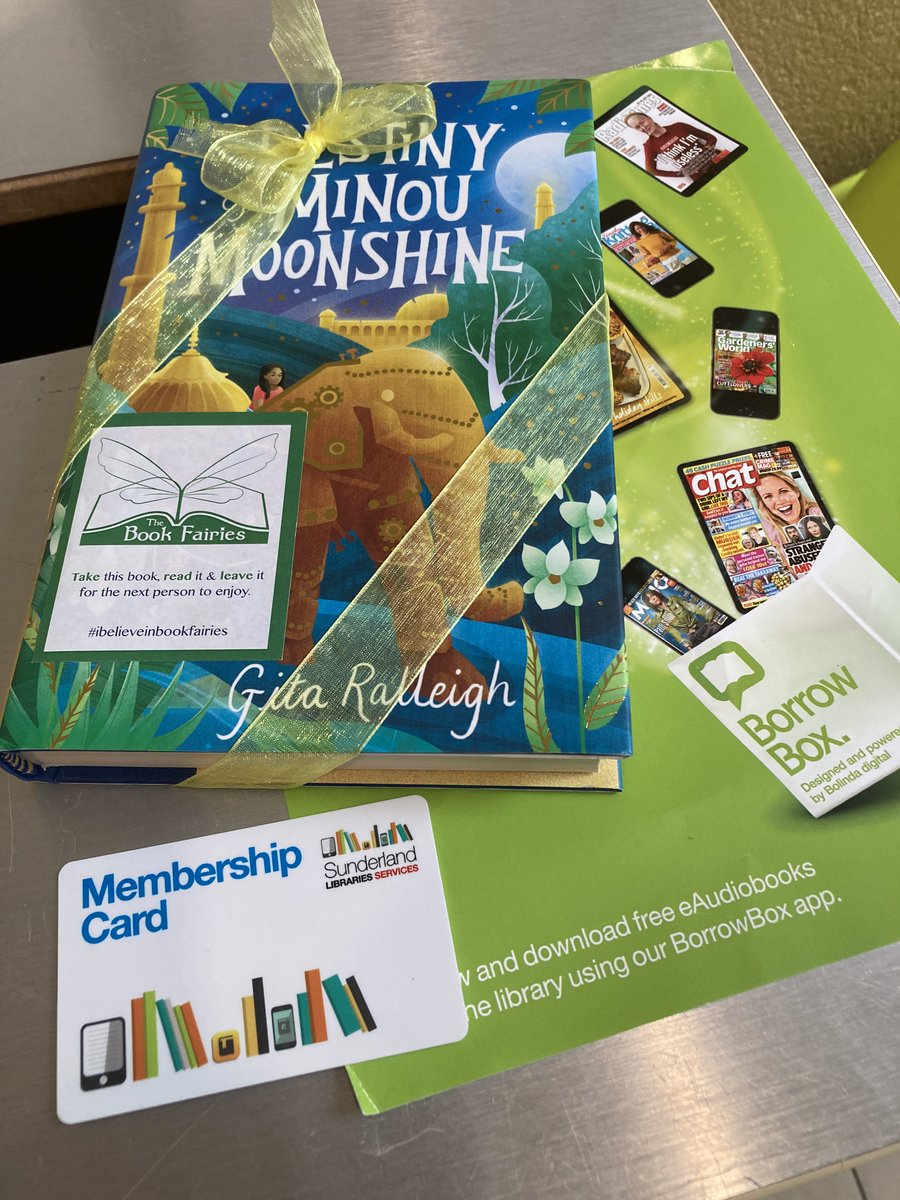 The City Library @ the Museum was delighted to have been gifted this beautiful copy of The Destiny of Minou Moonshine by @storyvilled Many thanks to @the_bookfairies for visiting us. We love what you do! #ibelieveinbookfairies