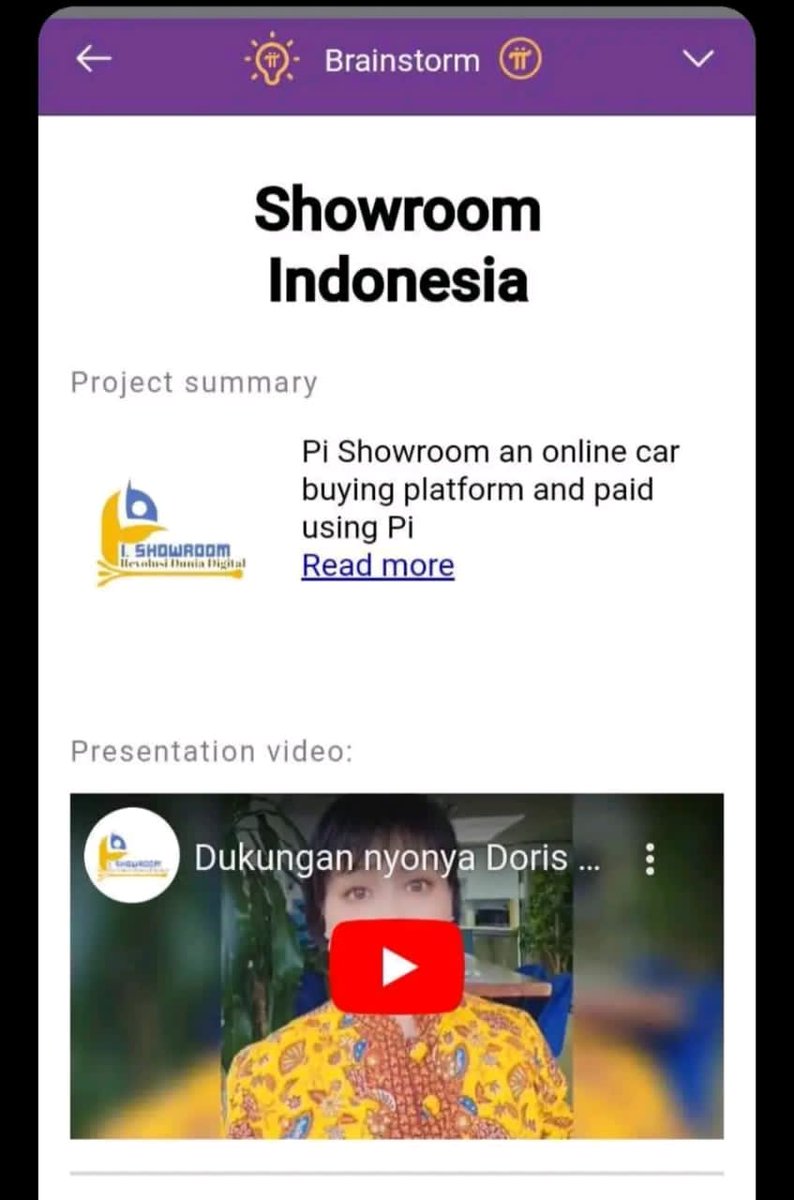 The Pi show car sales project in Indonesia has just obtained a PiOS license. Congratulations to the Pi Network community.
#PiNetworkCameroon