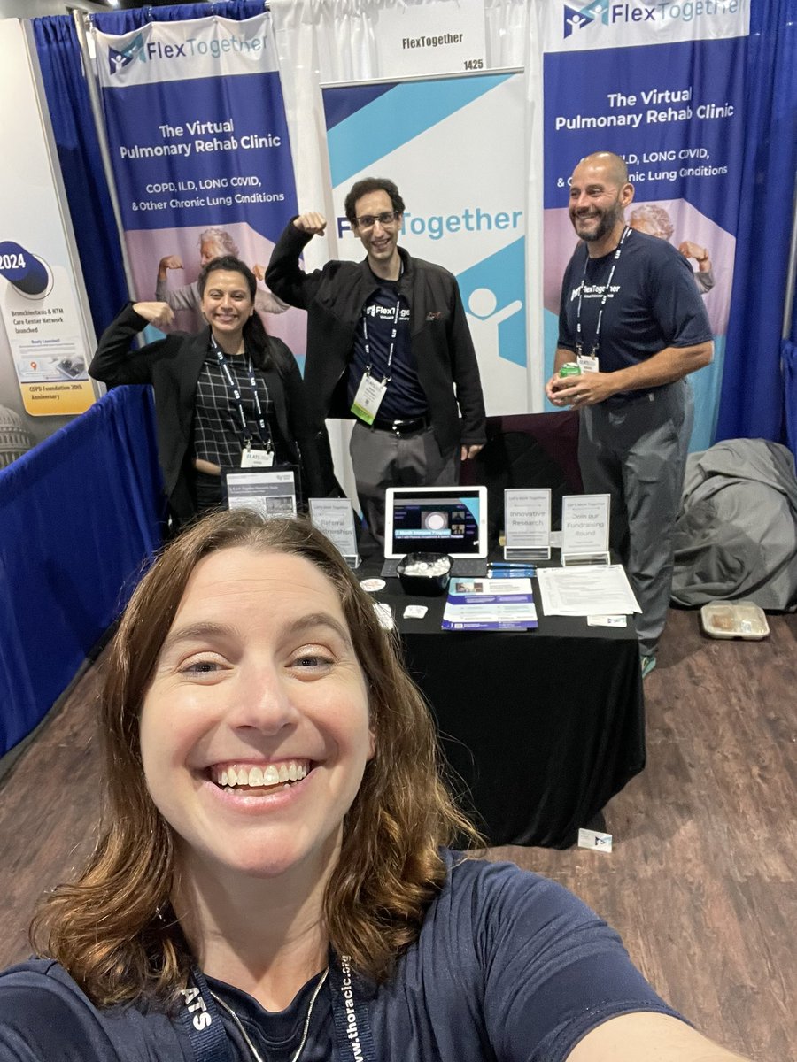 Having a blast at <a href="/atscommunity/">American Thoracic Society (ATS)</a>! Come visit us at booth 1425 to learn more about our mission to radically expand access to pulmonary rehab. #ATS2024