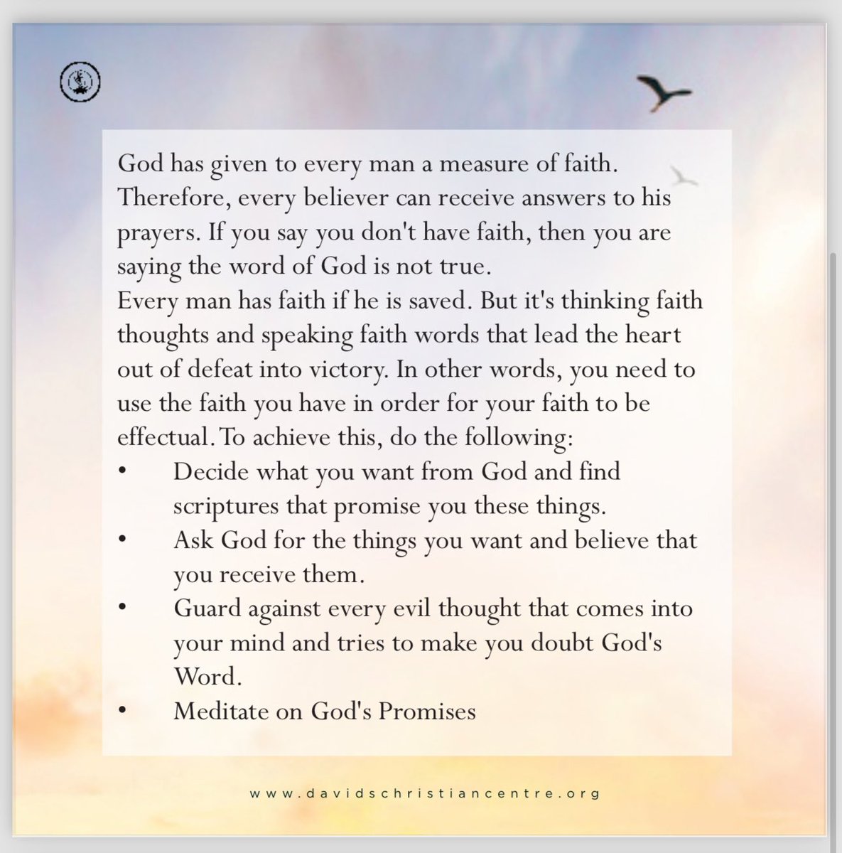 dcclagos's tweet photo. It’s Day 63 of “90 Days With Jesus!” Topic - YOU HAVE FAITH
Our anchor scripture is from ROMANS 12:3 (CEV)
You’ll be blessed by this teaching.
You can view full video on our YouTube and subscribe to the channel- https://t.co/8HPAoH5Qot
#90DaysWithJesus https://t.co/NCNanSPXa4