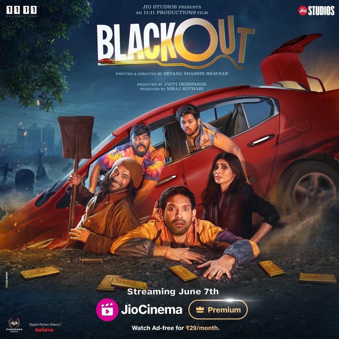 Digital Premiere: Kannada Version Of Hindi Film #Blackout Will Premiere On June 7th On @JioCinema Also In Telugu, Tamil, Marathi & Bengali #VikrantMassey #MouniRoy #KannadaDubbed #KannadaDubbedOnOTT