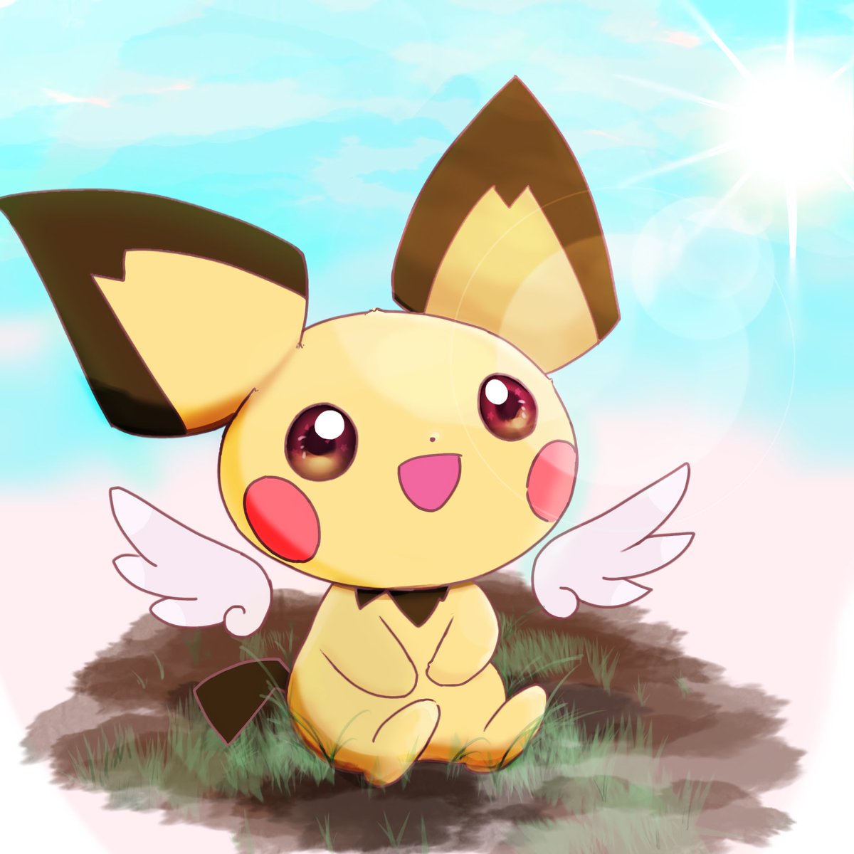 mizuandpika's tweet photo. 夏なので天使ぴちゅ https://t.co/z69gj08TZX