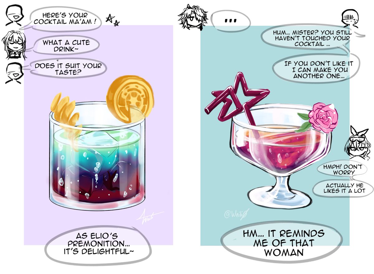 Special drinks

#Kafka     #Blade #HonkaiStarRail     #honkaistarrailfanart #kafblade