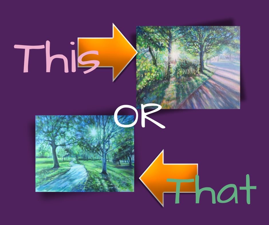 LLHappyArt's tweet photo. Happy #TuesdayChooseDay 🤪😆🙃😀
It's just for fun!

#thisorthat #treepaintings #VictoriaPark #StHelens #EGrimaARTIST #littlelizhappyart https://t.co/wTOdeBgZgS