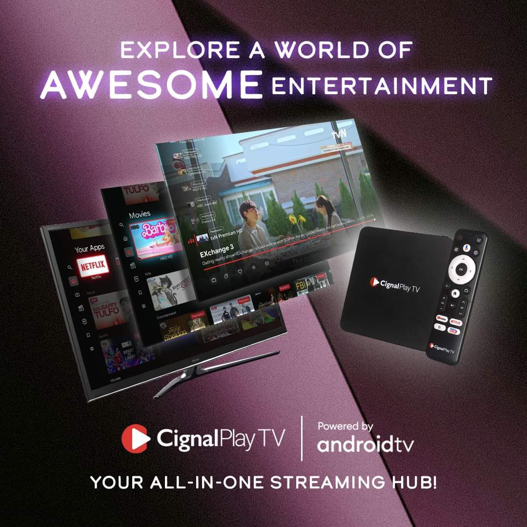 Move out of the BOX and discover a new STREAMING experience! #TaraSaCplay 📺🙌

#CignalPlayTV is the answer to all your ENTERTAINMENT needs with LIVE TV, ON-DEMAND movies and series, and a whole lot more! 

#PlayingForAll