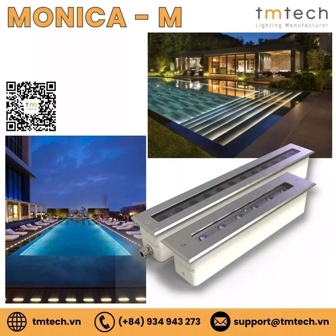 With 6061 aluminum material, Monica-M light from TMTech is crafted with CNC technology and perfect corrosion-resistant anodizing. Provides durable and aesthetic lighting for outdoor and underwater use. 
Discover here: tmtech.vn/products/ingro…
#tmtech #tmtechvietnam #tmtechlight