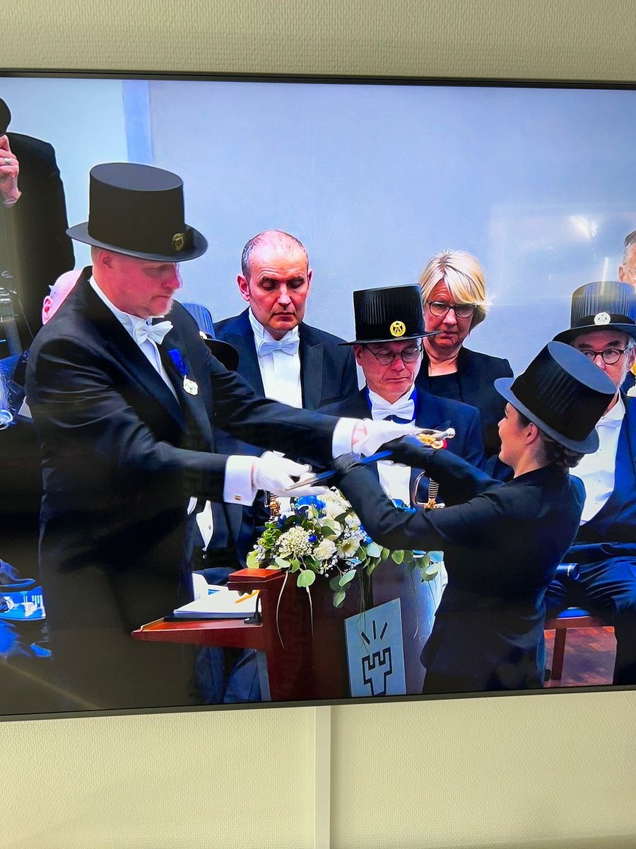 kajanmir's tweet photo. Many memorable moments this weekend as it was time to celebrate once more my doctoral degree by being awarded the doctoral diploma, sword and hat at the #DoctoralConferment of @UniOulu What an amazing experience and beautiful tradition with fellow young doctors.
#promootio https://t.co/TNxxTrMSmc