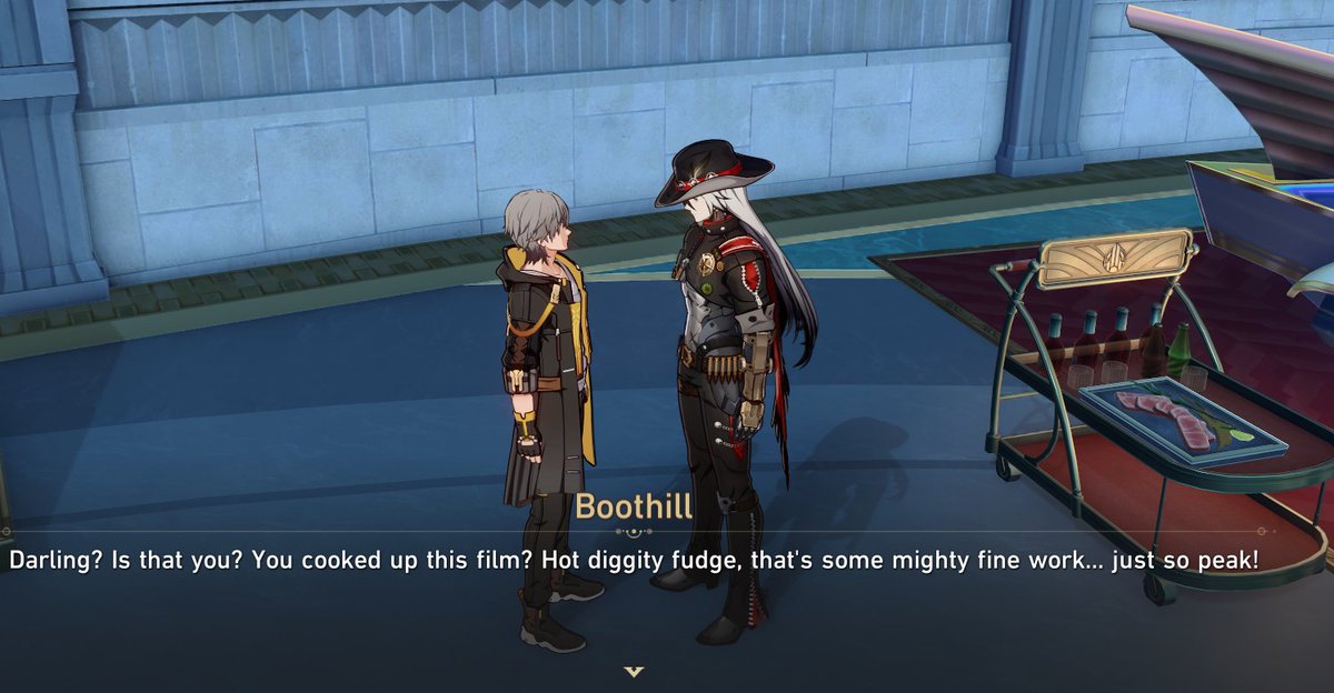 Did Boothill just call me Darling?????? 

(internally screaming dying aaaaaa)