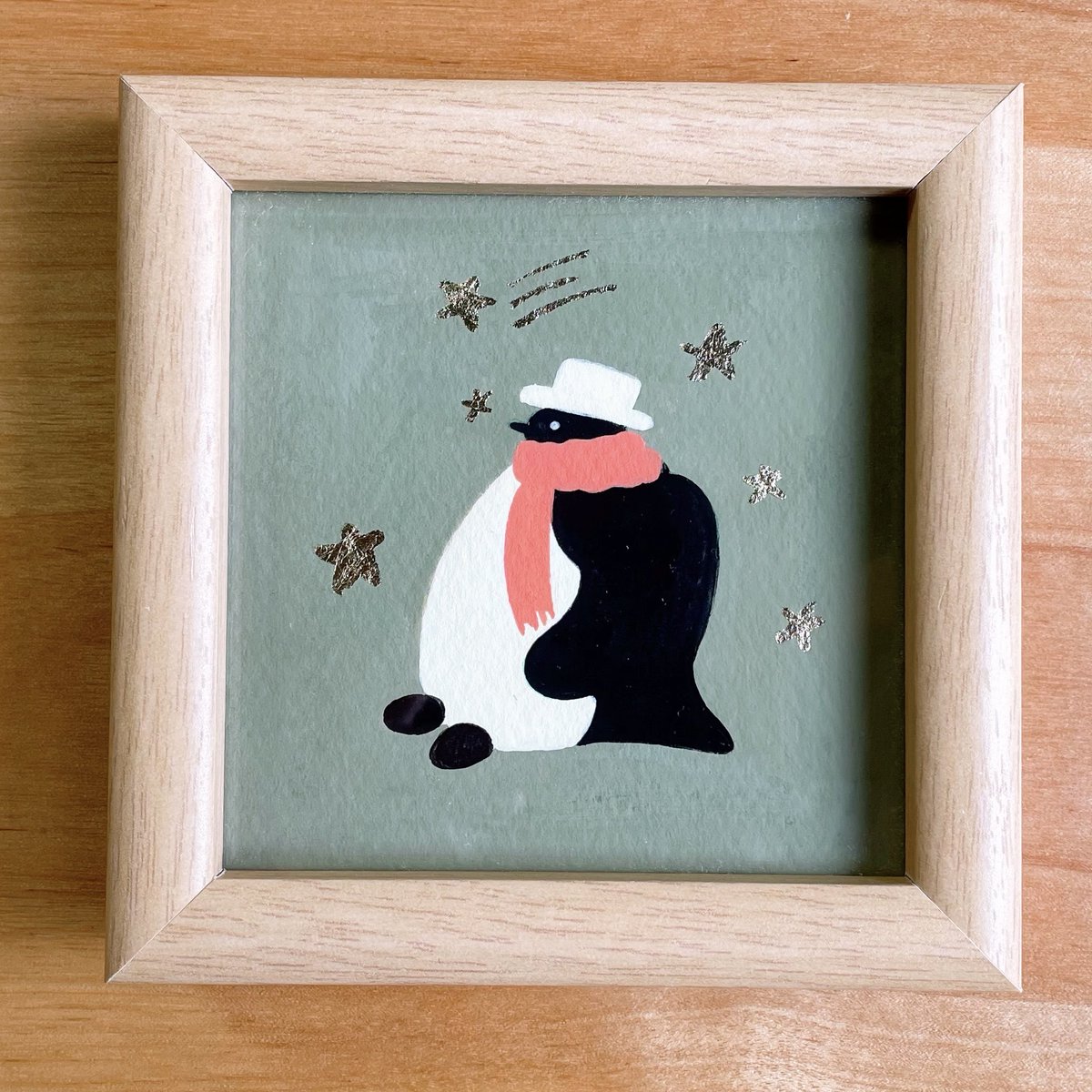 #デザフェス戦利品
#デザフェス59 

タカノエリさん(<a href="/eritakano_info/">takano eri</a> )の原画！
クリエポでお隣のブースになって以来、お人柄も描かれるイラストも大好きになってしまい…原画を買うことができて幸せでした✨

洗練されたラインとデザイン、色の美しさ…憧れる……