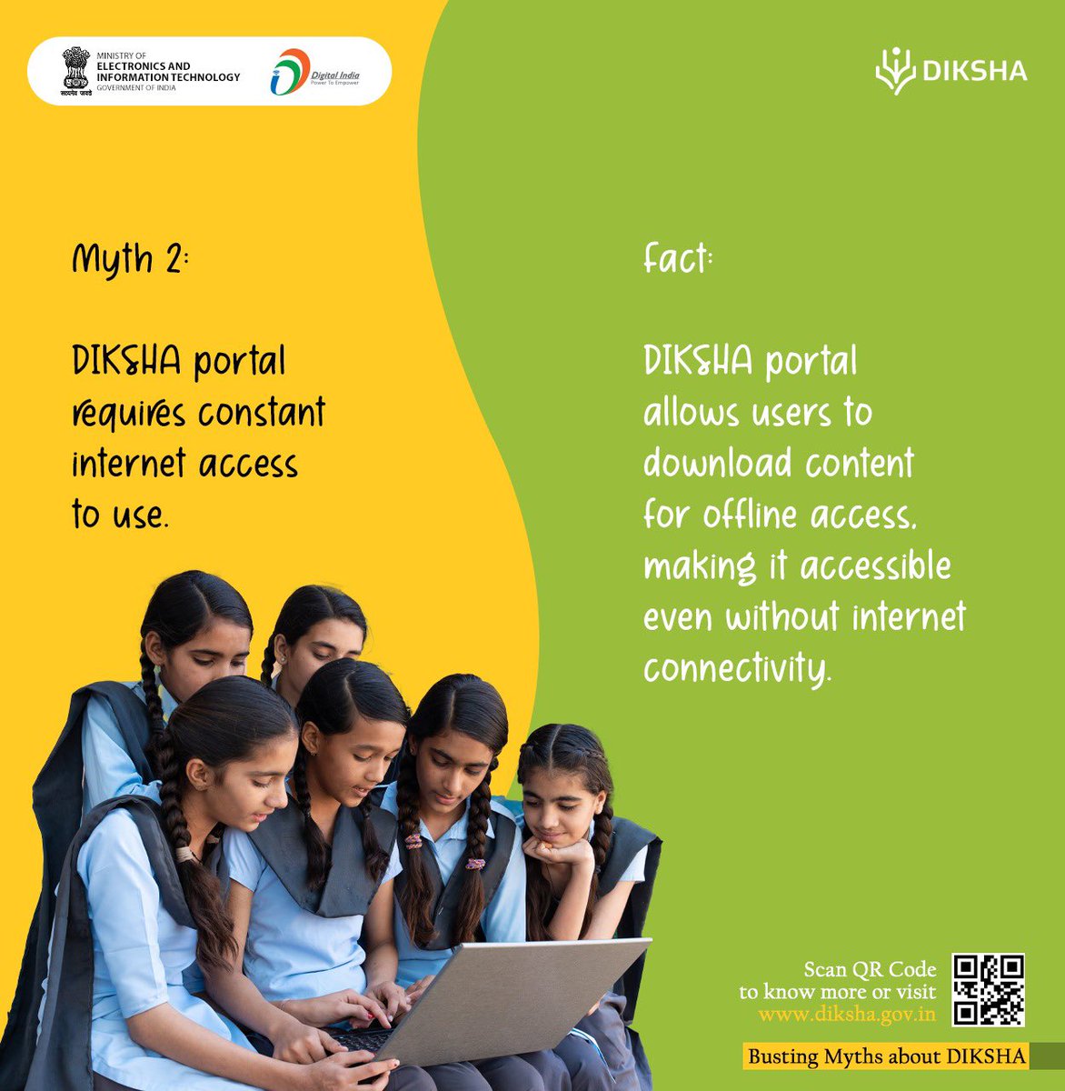 Use the content on the DIKSHA portal even when offline! Visit diksha.gov.in #DigitalIndia #eLearning @EduMinOfIndia @DselEduMinistry