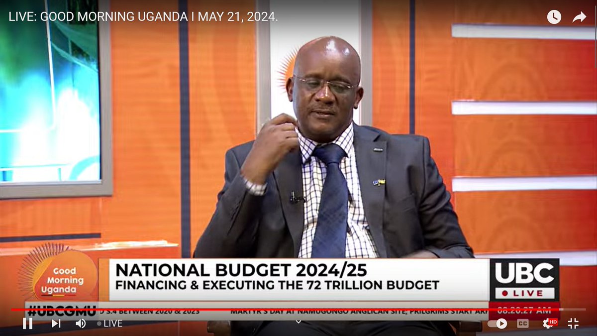 'The UGX 13Trillion upward revision of budget adds an extra budget on URA to collect UGX 480b to support the budget. The other money on the corrigenda will come from domestic borrowing, we would really have foregone some of these things', @JuliusMukunda. @ACODE_Uganda