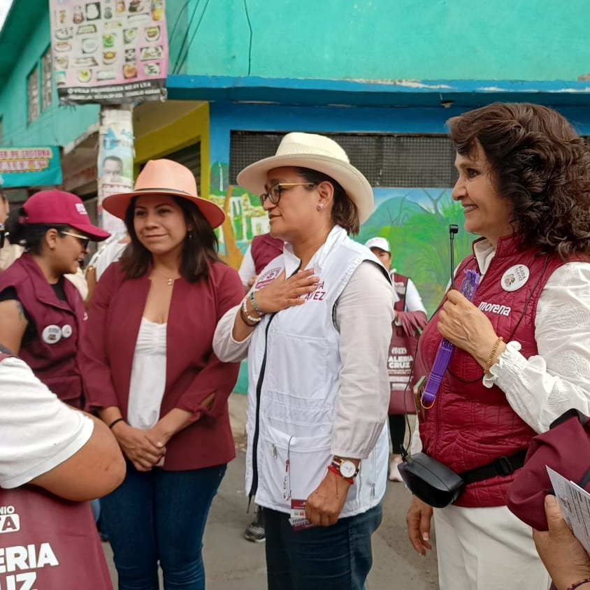Valeria_cruz_f's tweet photo. El #Distrito31 mostró su calidez y apoyo incondicional a la candidata a Diputada Federal @Dolores_PL y a nuestra futura Alcaldesa, @ALEIDAALAVEZ en este maravilloso recorrido por el pueblo de San Lorenzo Tezonco, El Triángulo y La Polvorilla
#Vota2Junio
#VotaTodoMorena https://t.co/kvurkOkZCY