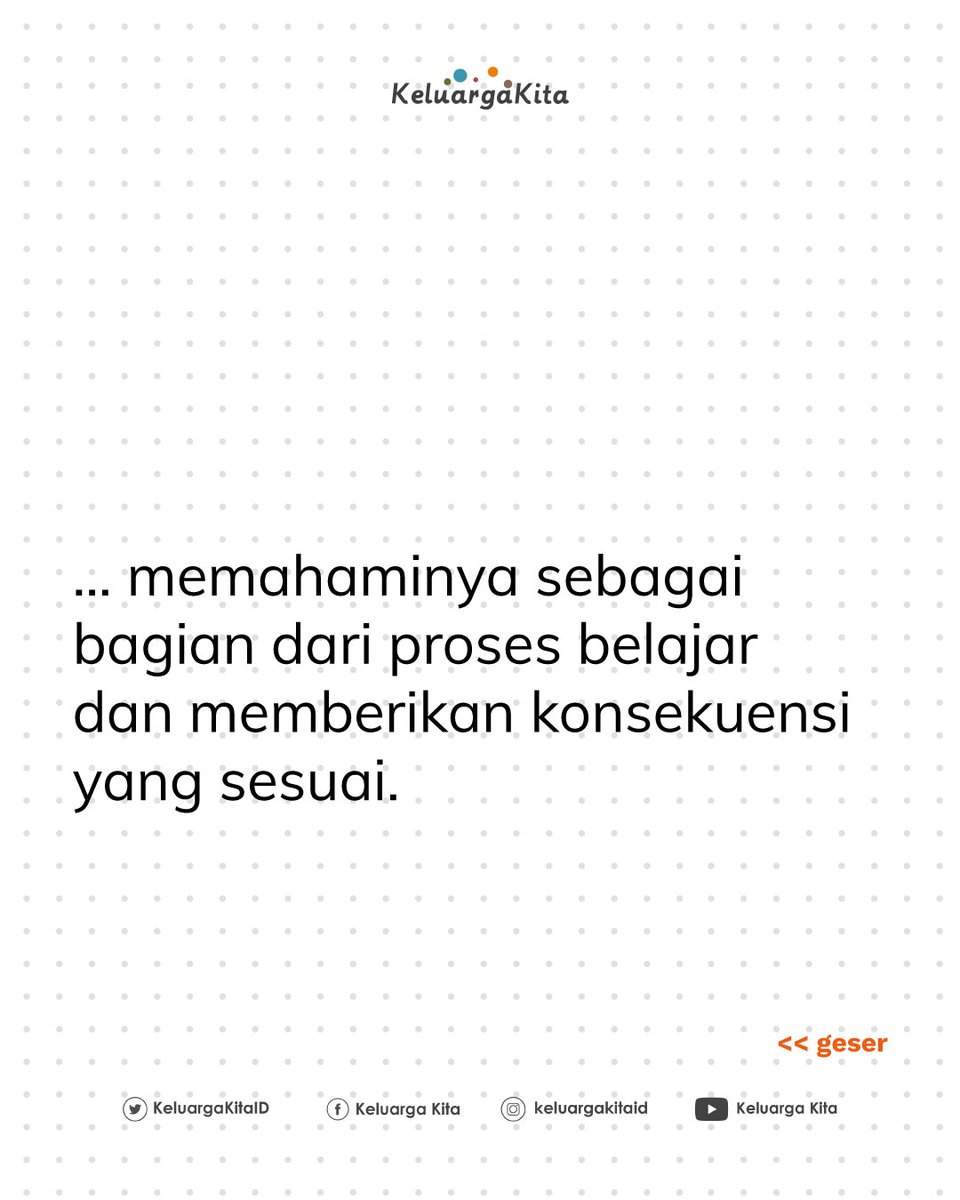KeluargaKitaID's tweet photo. Selamat siang! Sembari makan siang, Momon bahas miskonsepsi Disiplin Positif, yuk.

"Emang Disiplin Positif itu apa, Mon?"

Dari nama tampak bahwa ini adalah penerapan disiplin yg caranya positif supaya hasilnya positif juga.

"Temennya gentle parenting?" 

Beda nama di KTP aja😊 https://t.co/csxGQXcC2z