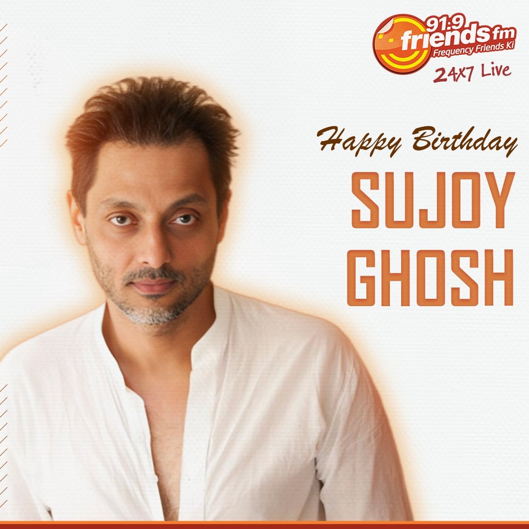 Happy Birthday, @sujoy_g ! May your day be a thrilling 'Kahaani' filled with moments of joy and excitement! 😊💐❤️

#919FriendsFM #HappyBirthdaySujoyGhosh #sujoyghosh