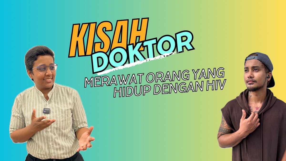 Don't forget to watch our premier tonight at 9 pm #podcastsembangkari with Dr Ray and CHW Rafie.  Watch us on Youtube - Doctors who treat people living with HIV: 
youtu.be/FsqU2jM7cq4?si… #HIVTest #HIVScreening #HIVTesting #UequalsU #SayZero