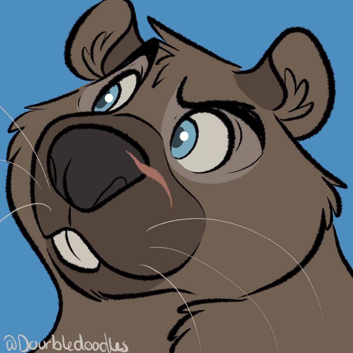 Oh hey, I commissioned a new icon. It's by @DourbleDoodles! Beware, beware, the wombat sees.