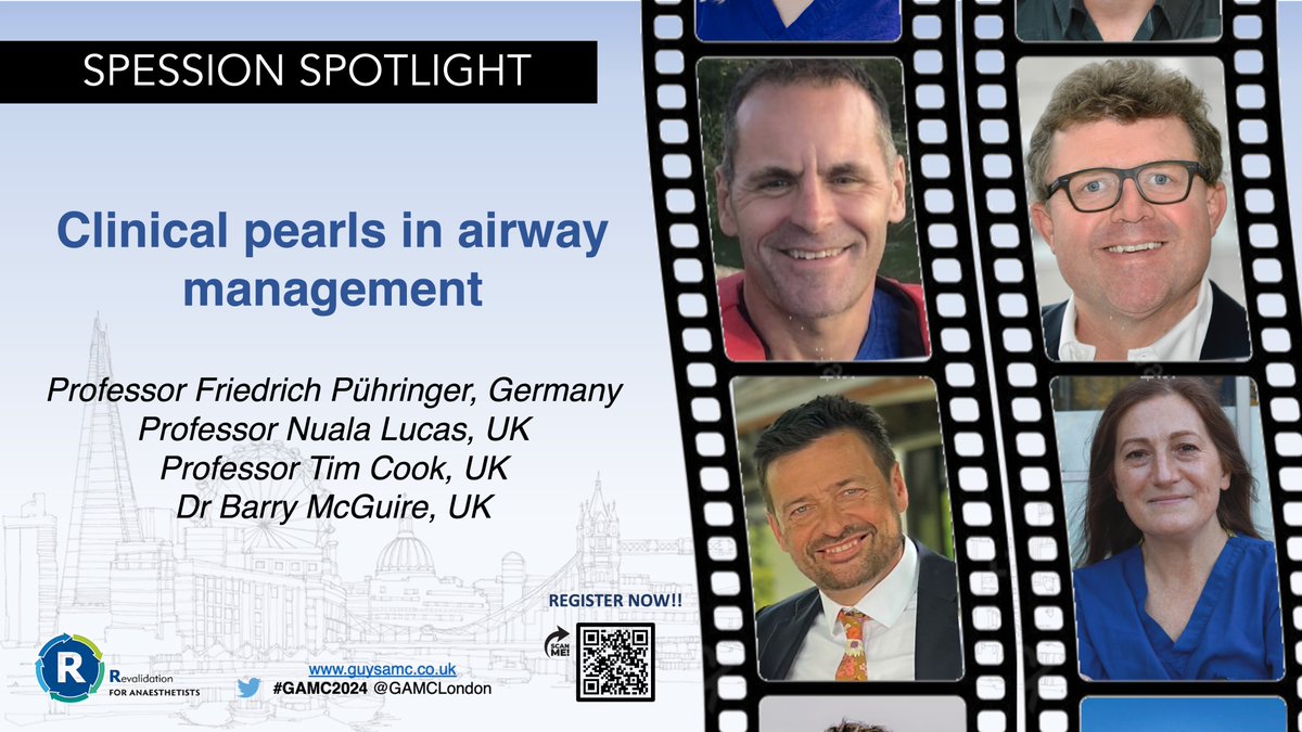 Another knock out line up! @doctimcook @noolslucas Dr Barry McGuire and Friedrich Pühringer will be with us at #GAMC2024 sharing some of their clinical pearls in airway management! Join us online or in person! Register 👉bookcpd.com/course/gamc2024