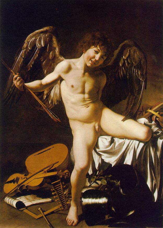 Amor Victorious wikiart.org/en/caravaggio/…
