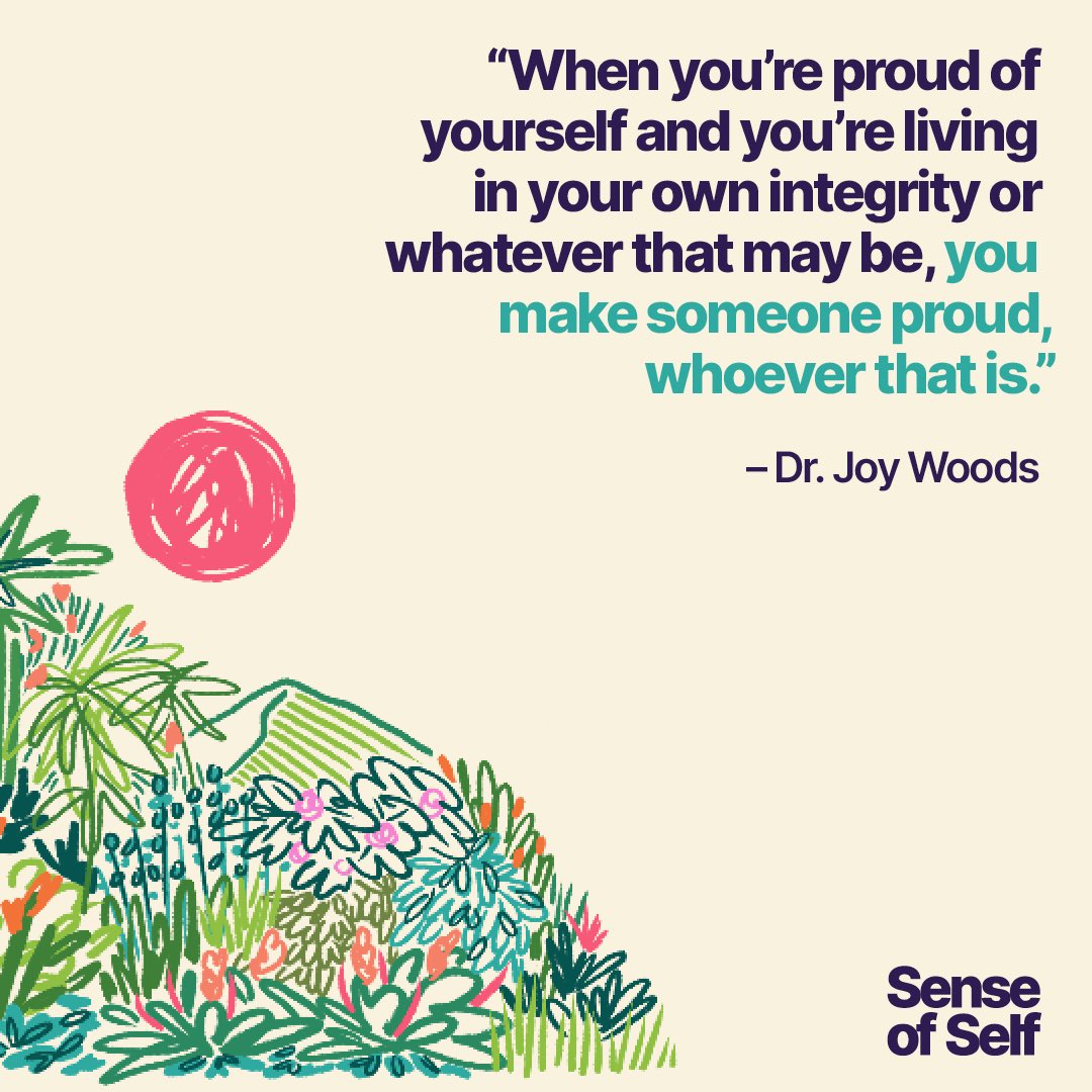 “When you’re proud of yourself and you’re living in your own integrity or whatever that may be, you make someone proud whoever that is” - <a href="/smileitsjoy/">JWB, Ph.D.</a>
