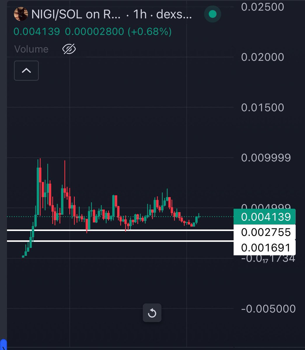 Added more to my bags as $Nigi touched my lines one more time. 

I think this should br the last tap and we are done with redistribution and accumulation here. Send it back to ATH else market is wrong bros 🫵