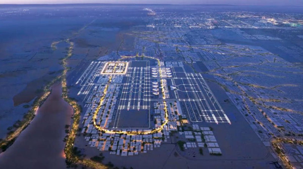 وزير النقل السعودي: مطار الملك سلمان بالعاصمة الرياض سيكون أحد أكبر مطارات العالم، وبطاقة استيعابية تقدر بـ 100 مليون راكب في عام 2030م