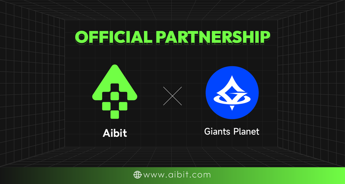 🎉We're thrilled to announce our partnership with @giants_planet, a leading #Web3 launchpad spearheading the migration of Web2 enterprises to the decentralized Web3 realm. 🤝 Excited for the journey ahead as we collaborate to shape the future of Web3 together! 🌐 #Aibit