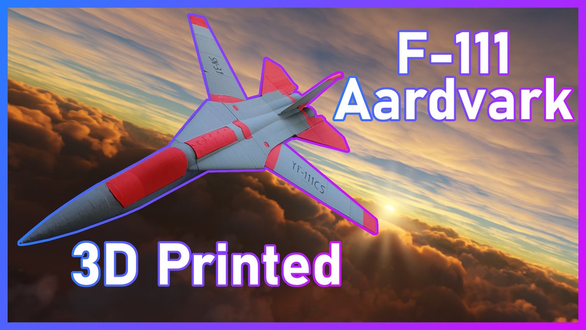 The next chapter in my 3D Printed F-111 project has begun. Tomorrow a 44min video will go live on my YouTube channel going into detail about my first fully functional prototype. Huge thanks to @PCBWayOfficial for supplying the PA12 Nylon landing gear parts for this project!