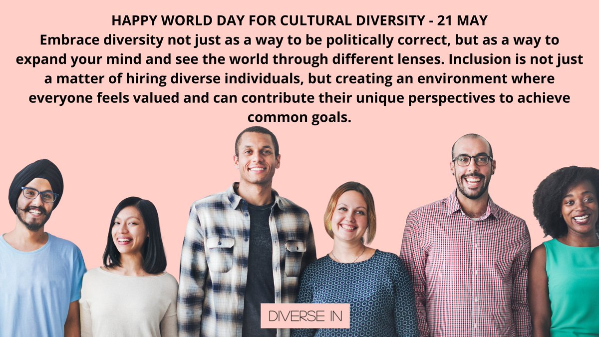 ✨✨✨ Happy World Day for Cultural Diversity - 21 May 🎉🎉🎉