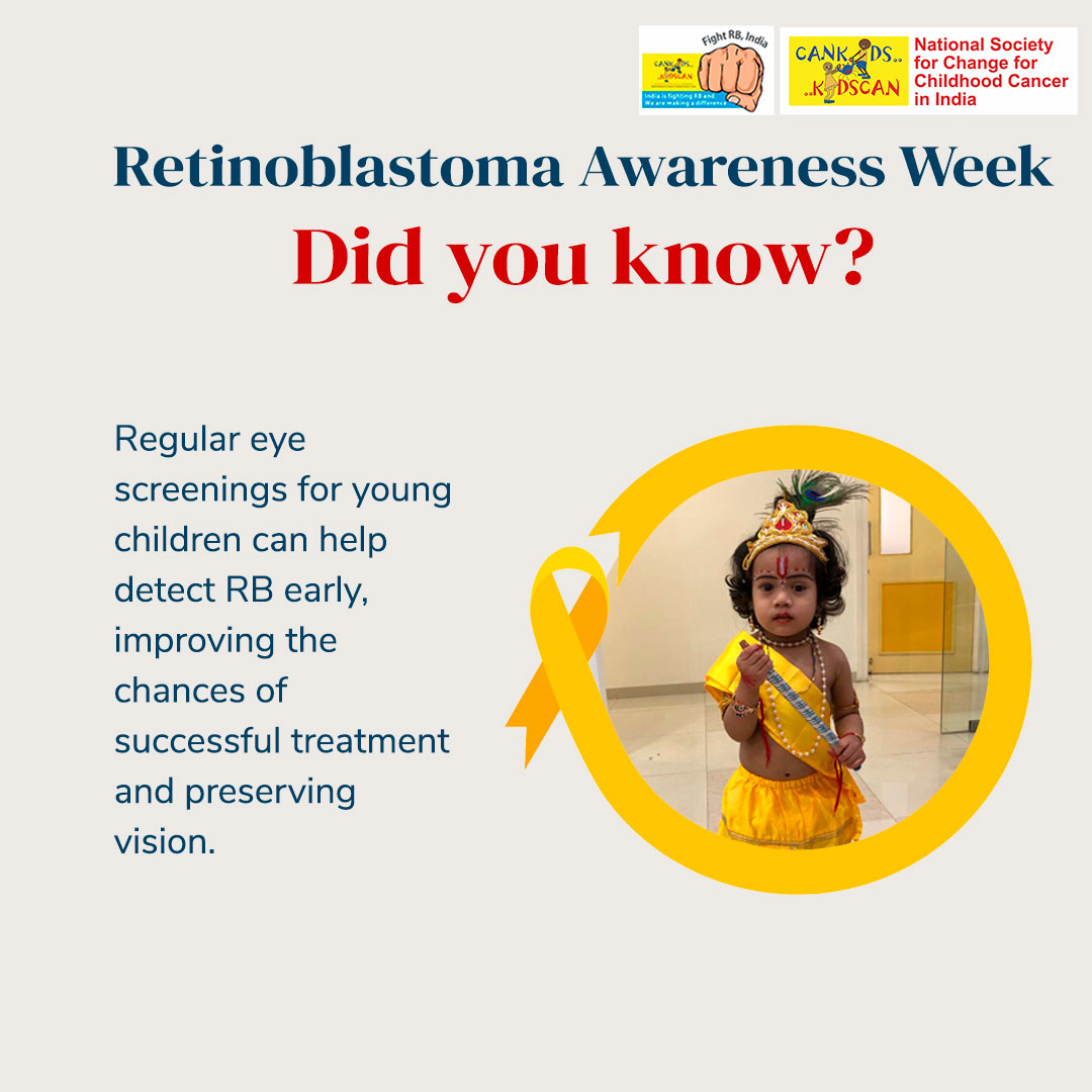As we wrap up #RetinoblastomaAwarenessWeek, our fight against Retinoblastoma continues. Throughout the week, we've shared crucial facts to promote awareness and early detection. Let's keep the fight on!
#knowtheglow #PediatricCancer #cancerfighter  #PreventBlindness #childcancer