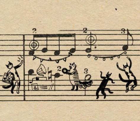 'Evie I think Naenia has been doodling in her sheet music again...'

'Ant, I am not going to ground her for making a cute kitty band. I am not that unreasonable.'

'Well...'

'Not another word!'