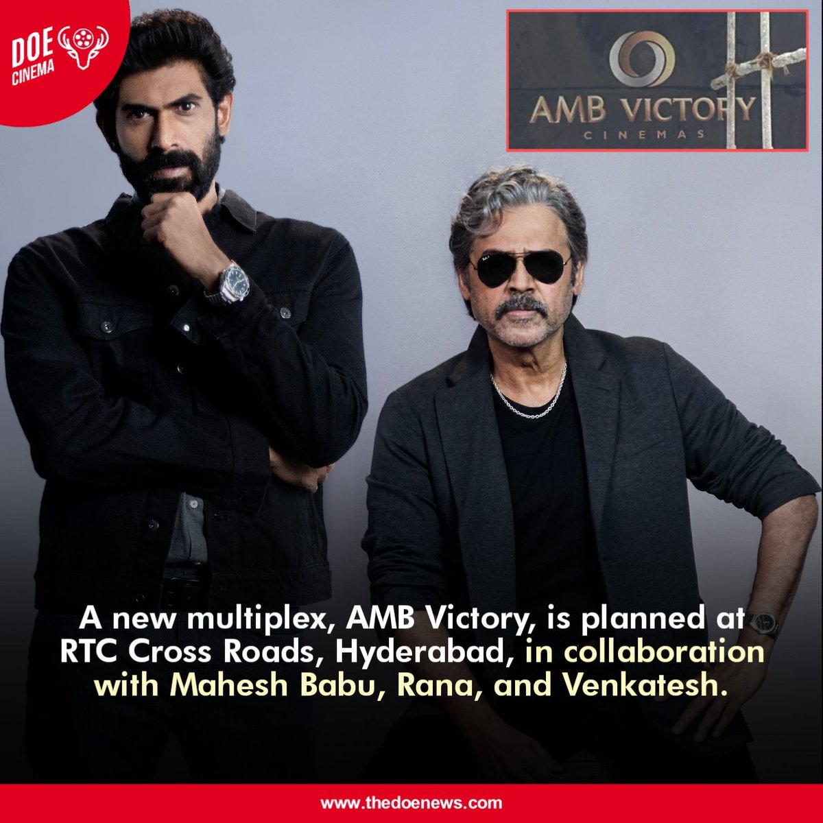 doecinema's tweet photo. #AMBvictory #Venkatesh #RanaDaggubati #MaheshBabu https://t.co/3lYHNNxKsT
